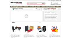 Desktop Screenshot of officesupersavers.com